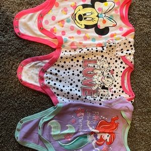 Disney babygirl clothing bundle
